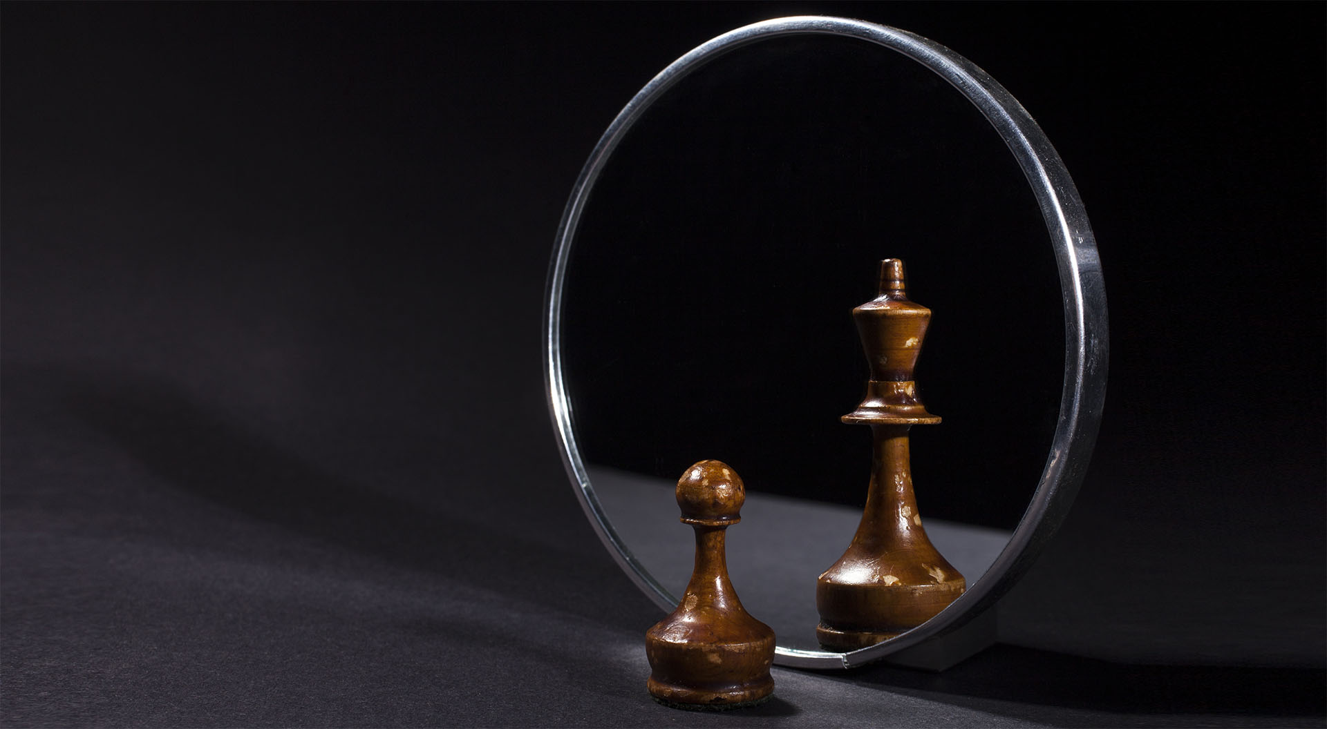 reflecting and thinking positive